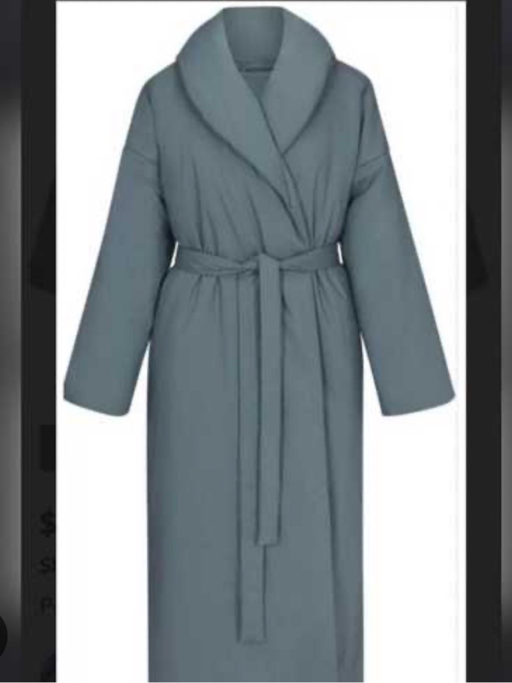 SKIMS Duvet Robe Kyanite XXS/XS NWT Discontinued